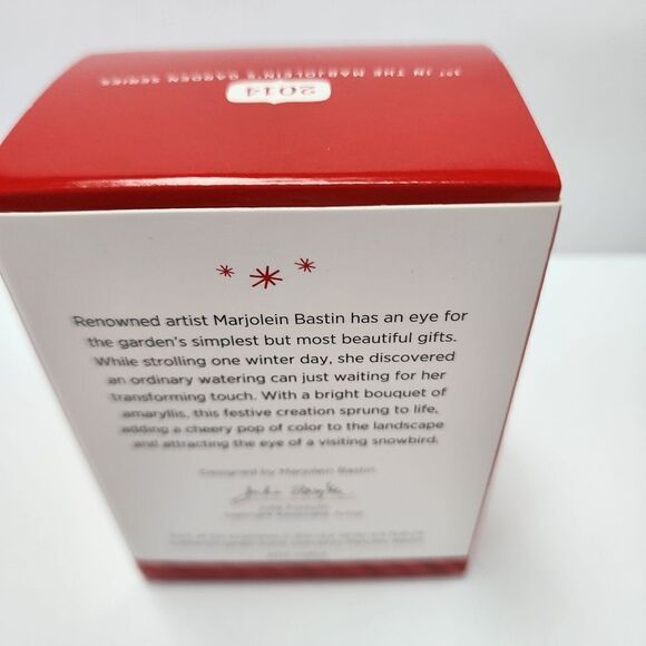 Hallmark Keepsake Christmas Ornament  "Simple Gifts" Amaryllis in Watercan 2014 - Picture 3 of 6